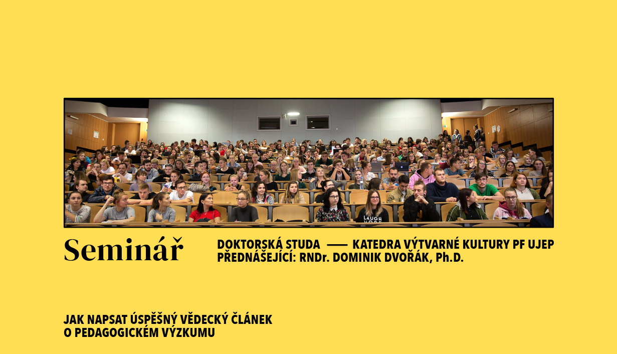 Jak napsat úspěšný vědecký článek o pedagogickém výzkumu pro Ph.D. studenty