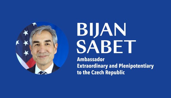 Návštěva velvyslance Spojených států amerických Bijana Sabeta