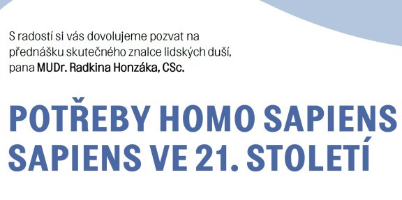 Přednáška Radkina Honzáka