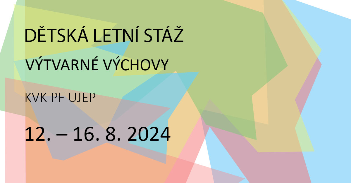 Dětská letní stáž výtvarné výchovy