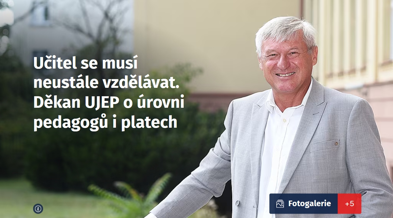 Rozhovor s děkanem na iDnes.cz