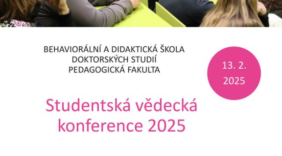 Studentská vědecká konference 2025