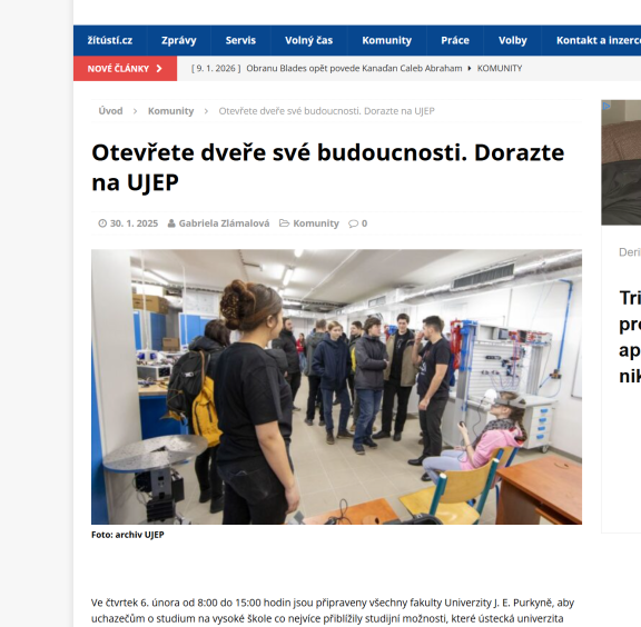 Zpětná vazba od zájemců o studium je důležitá