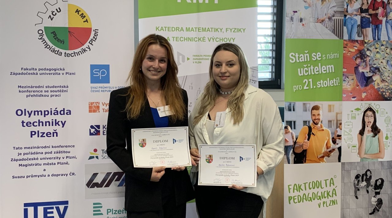 Studentky PF UJEP druhé na Olympiádě techniky v Plzni